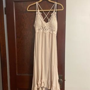 Crochet Top Beach Goddess Dress